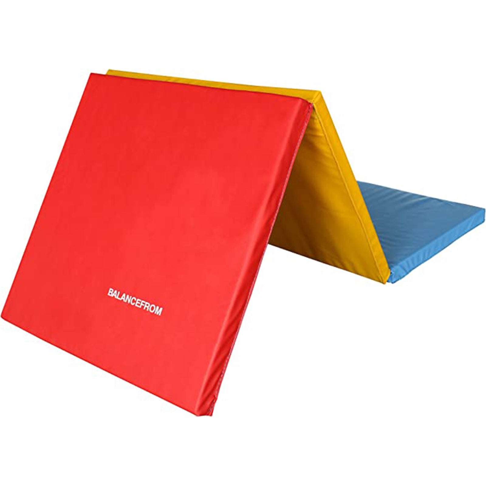 BalanceFrom Fitness GoGym 6x2' Folding 3 Panel Exercise Mat w/Handles (Open Box) - VMInnovations