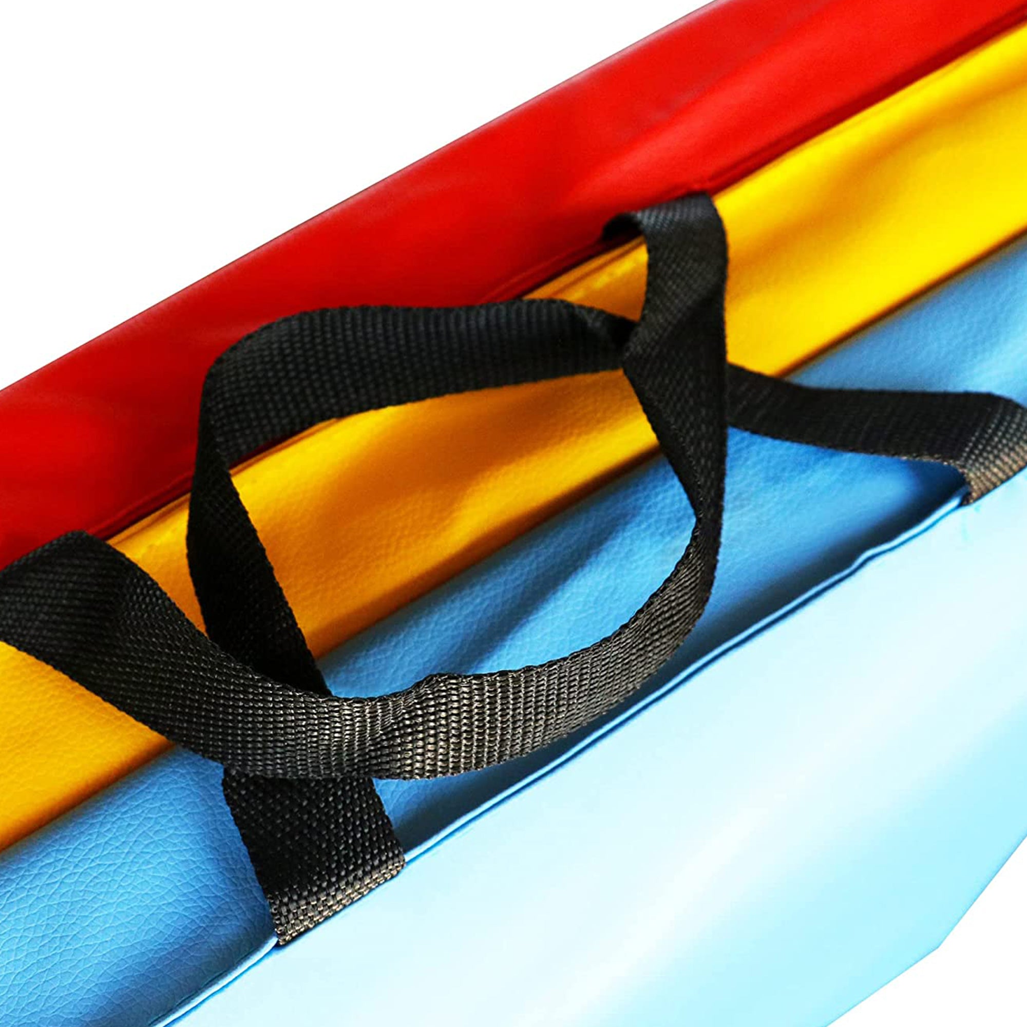 BalanceFrom Fitness GoGym 1.5" Thick Folding 3 Panel Gym Fitness Mat, Multicolor - VMInnovations