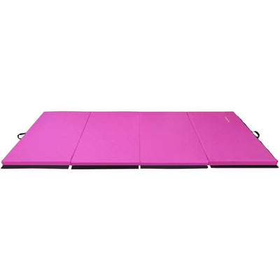 BalanceFrom Fitness GoGym All Purpose Folding Gymnastics Mat, Pink (6 Pack)