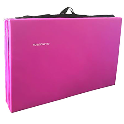 BalanceFrom Fitness GoGym All Purpose Folding Gymnastics Mat, Pink (6 Pack)