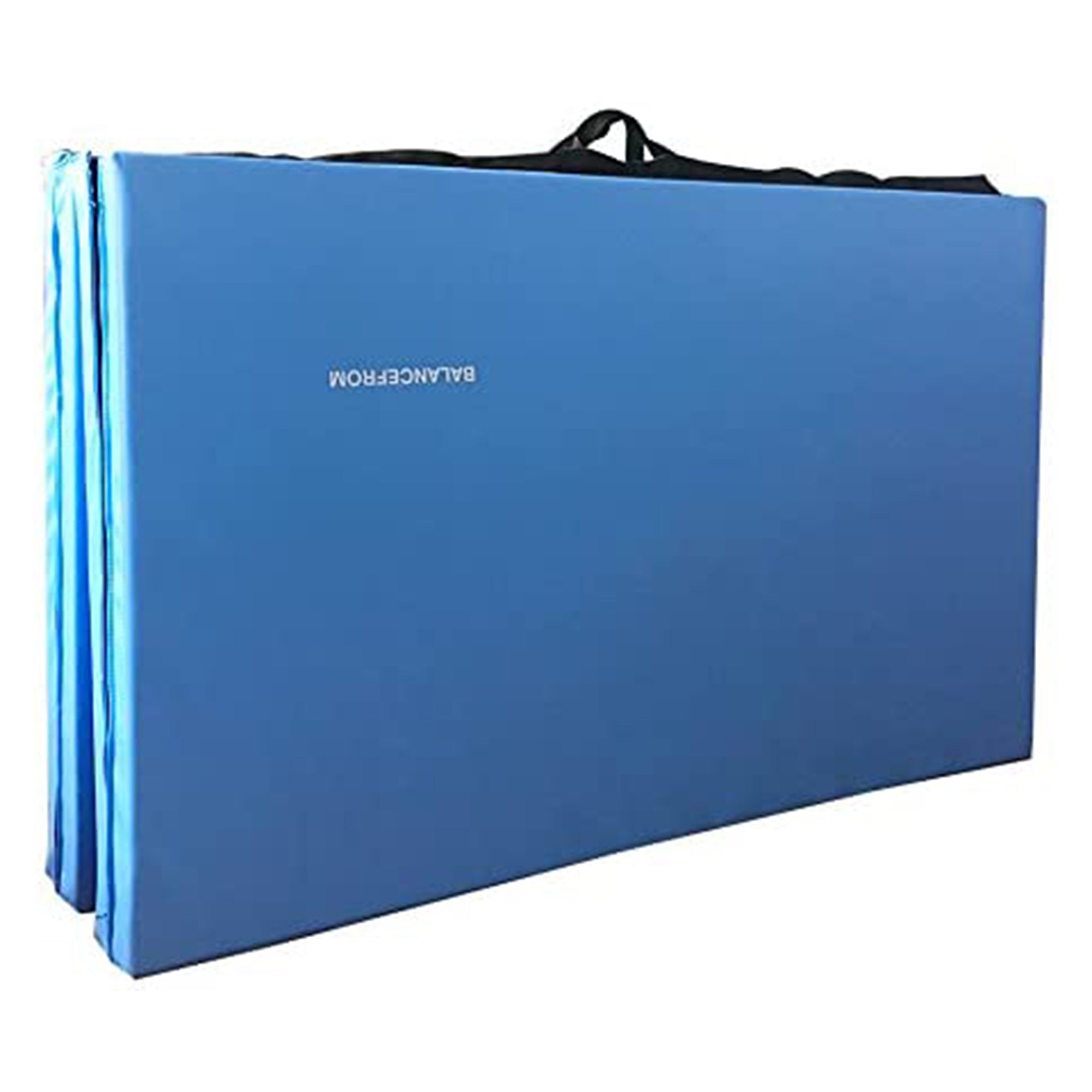 BalanceFrom Fitness 120x48in All Purpose Folding Gymnastics Mat, Blue (8 Pack)