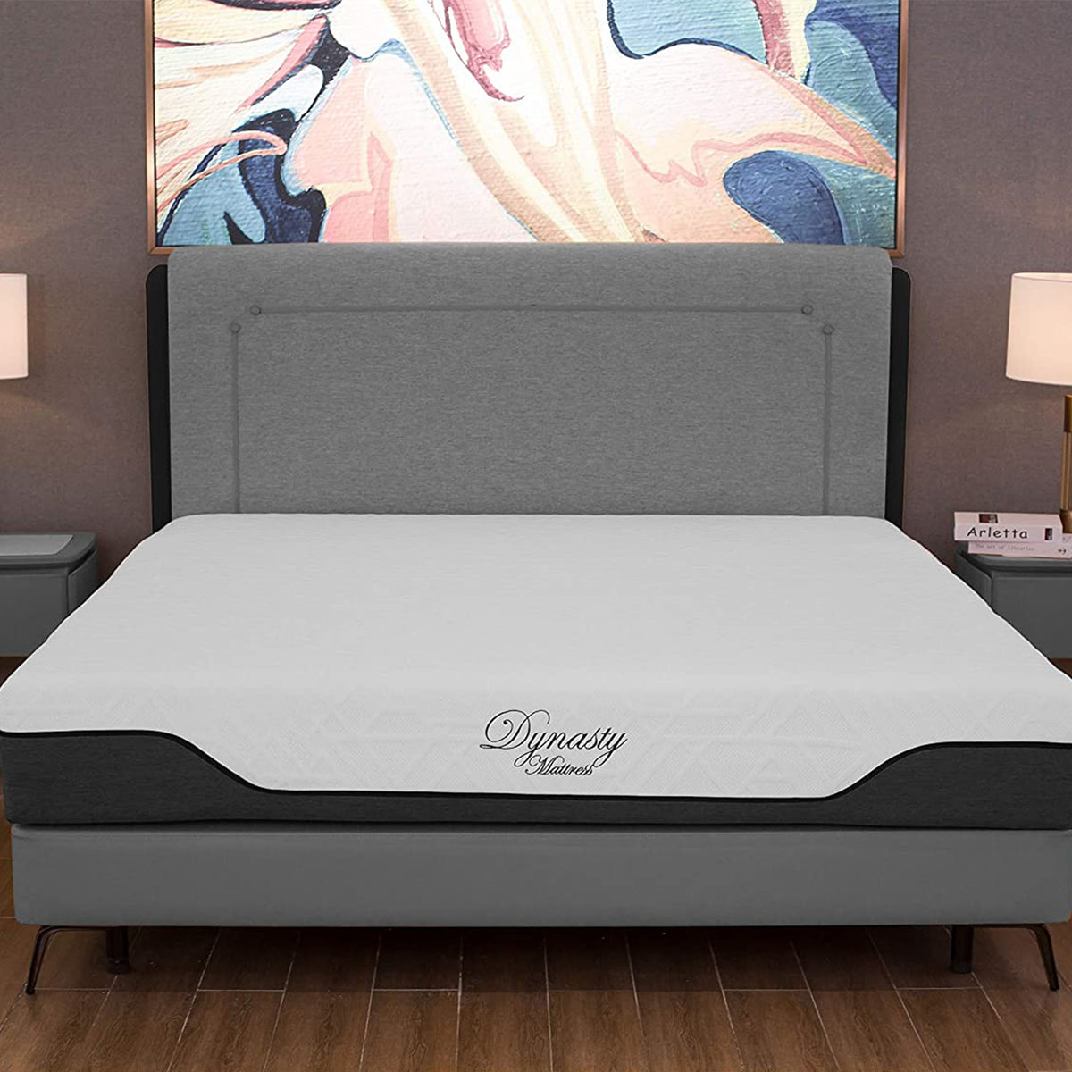 Dynasty Mattress 10" CoolBreeze Gel Memory Foam Mattress Bed for Campers, Trailers, Travel, RV King Size