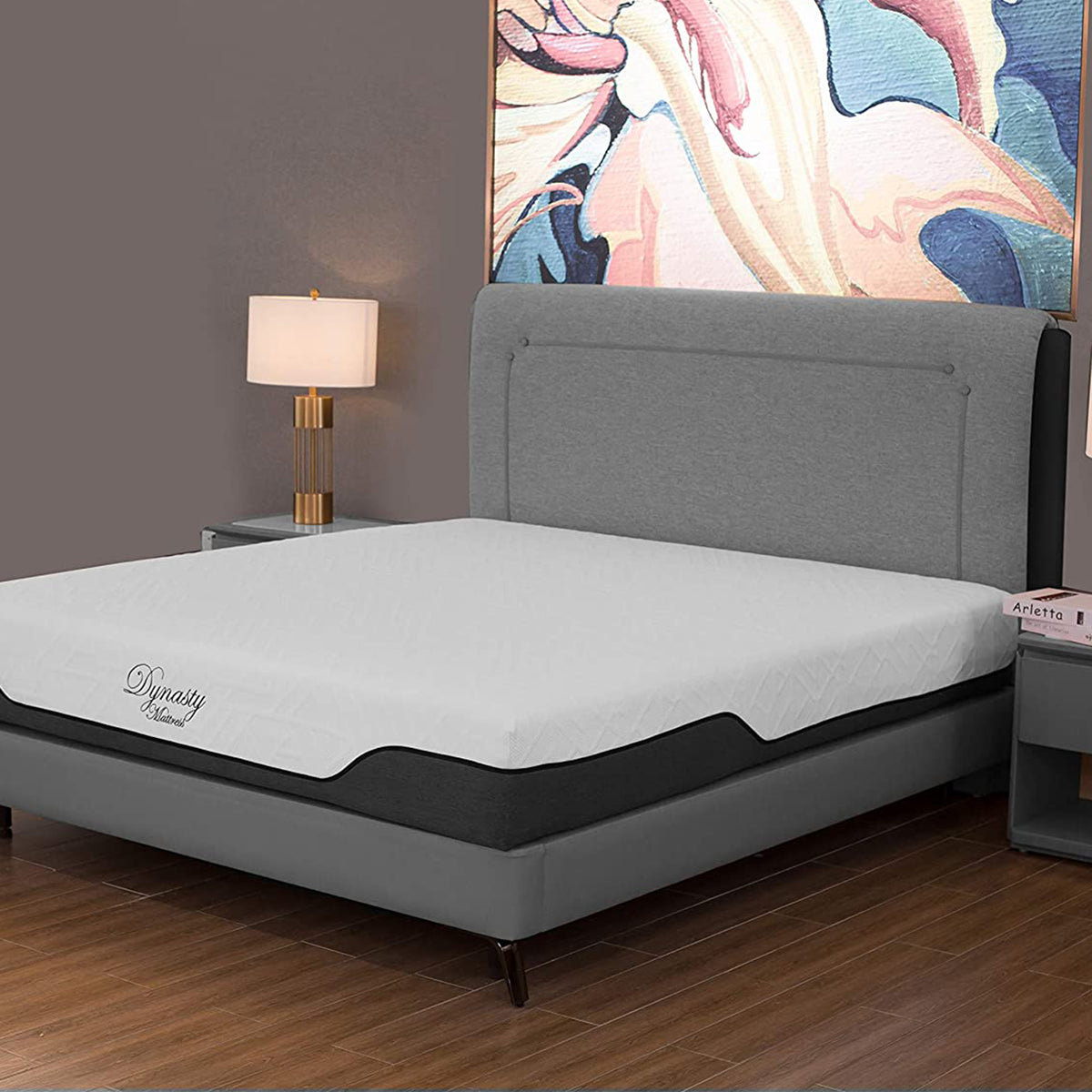 Dynasty Mattress 10" CoolBreeze Gel Memory Foam Mattress Bed for Campers, Trailers, Travel, RV King Size