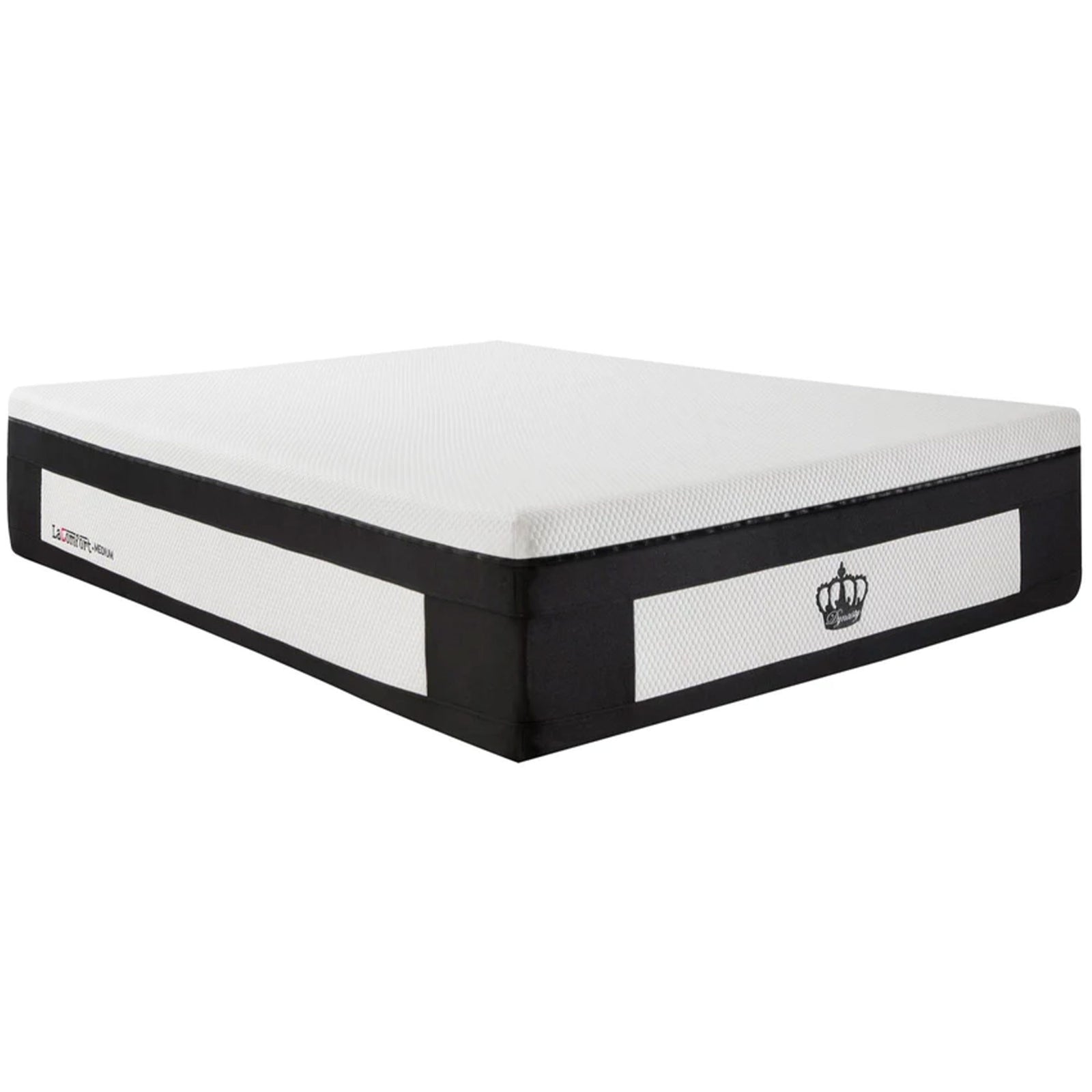 Dynasty Mattress 14" LaComfort Gel Memory Foam Mattress Bed Medium Firm, King Size - VMInnovations