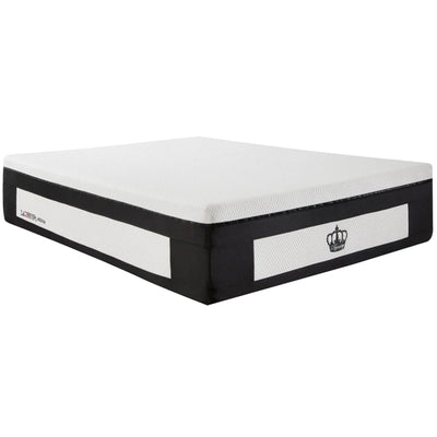Dynasty Mattress 14" LaComfort Gel Memory Foam Mattress Bed Medium Firm, King Size - VMInnovations