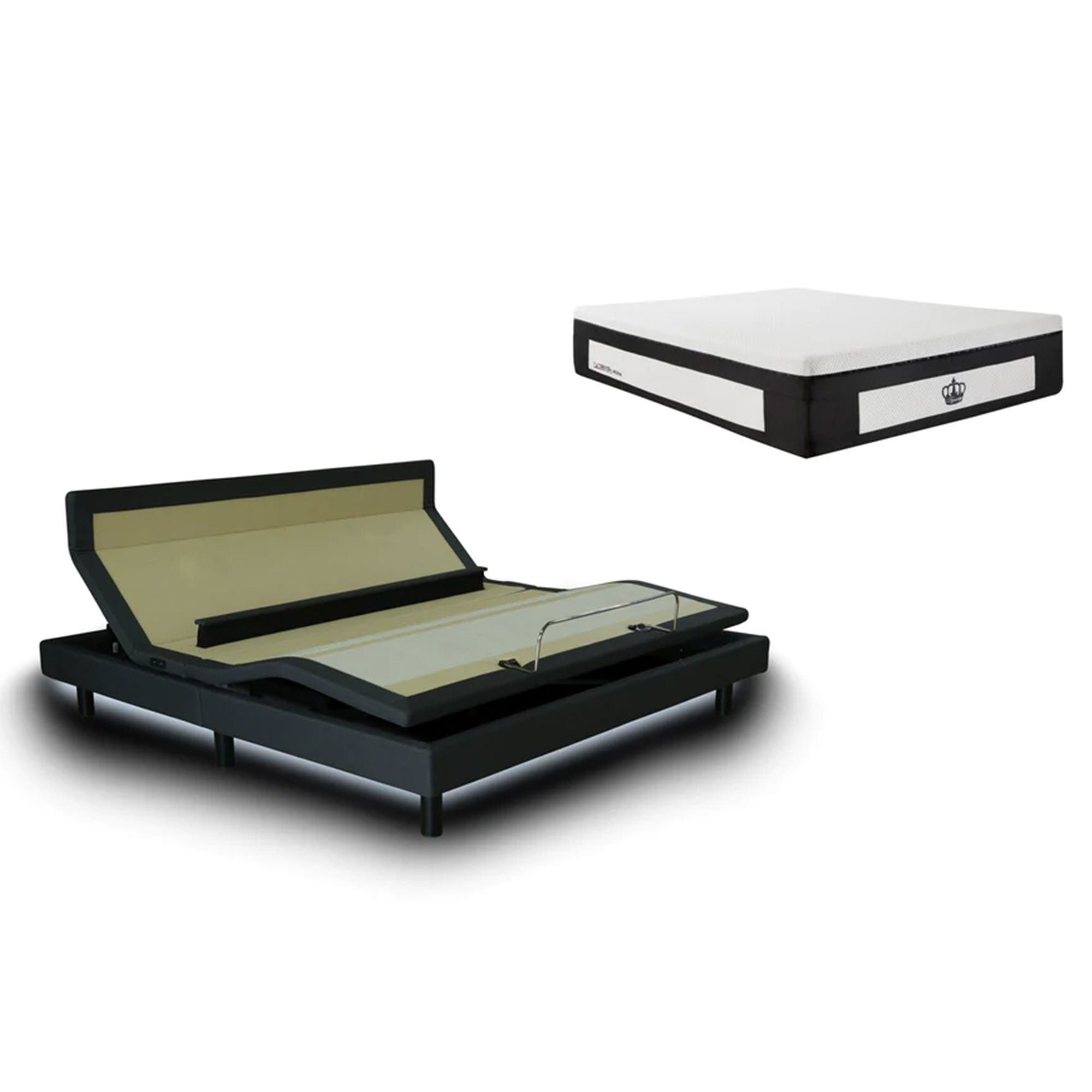 Dynasty Mattress 14" LaComfort Gel Memory Foam Mattress Bed Medium Firm, King Size - VMInnovations