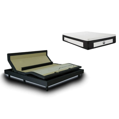 Dynasty Mattress 14" LaComfort Gel Memory Foam Mattress Bed Medium Firm, King Size - VMInnovations
