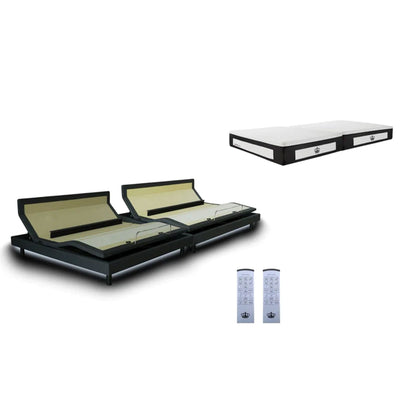 Dynasty Mattress 14" LaComfort Gel Memory Foam Mattress Bed Medium Firm, King Size - VMInnovations