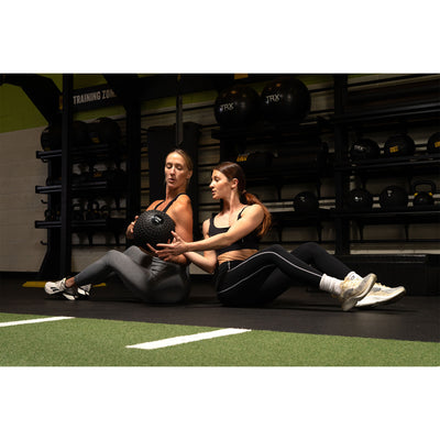 TRX 8 Pound Weighted Slam Ball for Full Body  Workouts, Black (Used) - VMInnovations