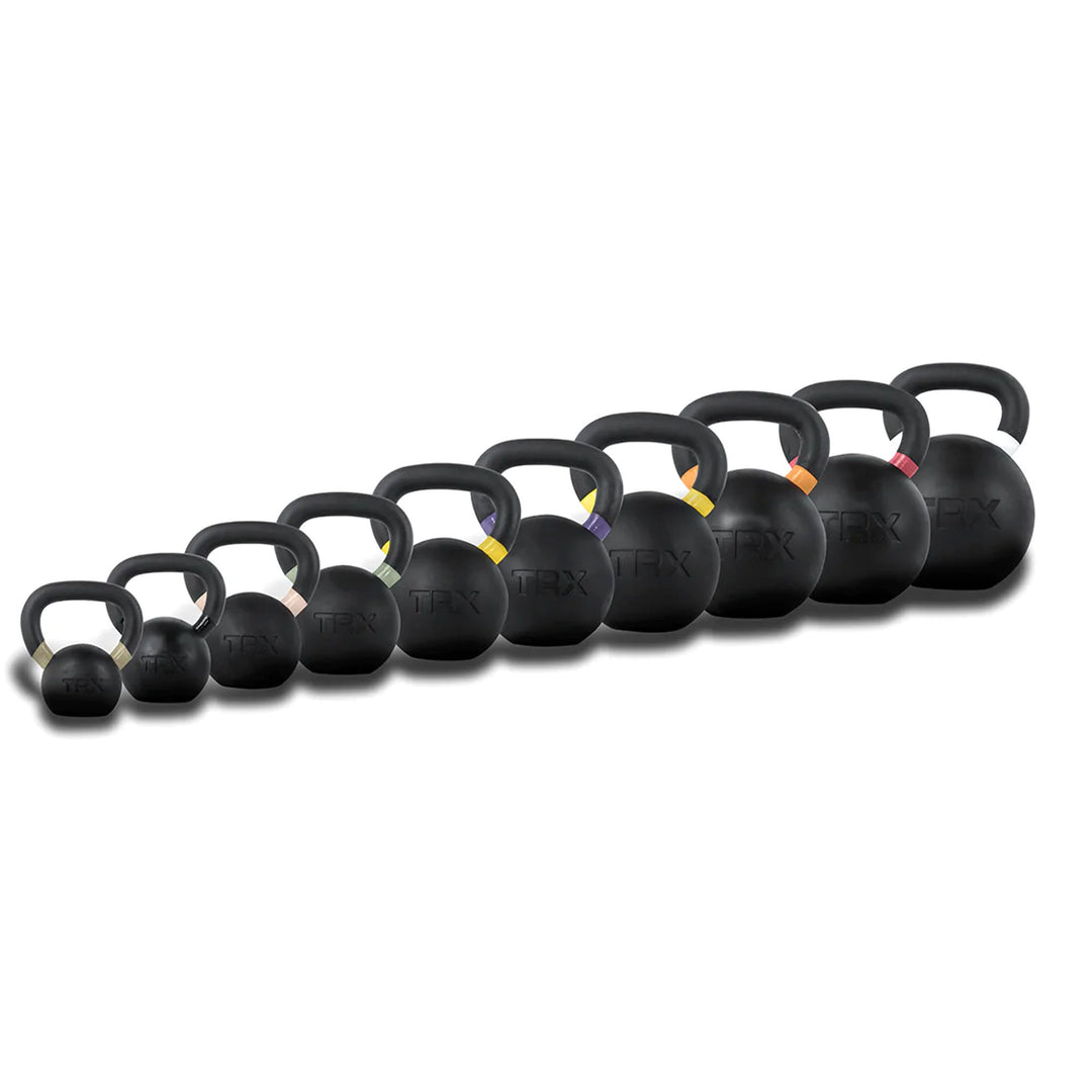 TRX Rubber Coated Kettlebell for Weight & Strength Training, 35.2 Pounds (16 kg)