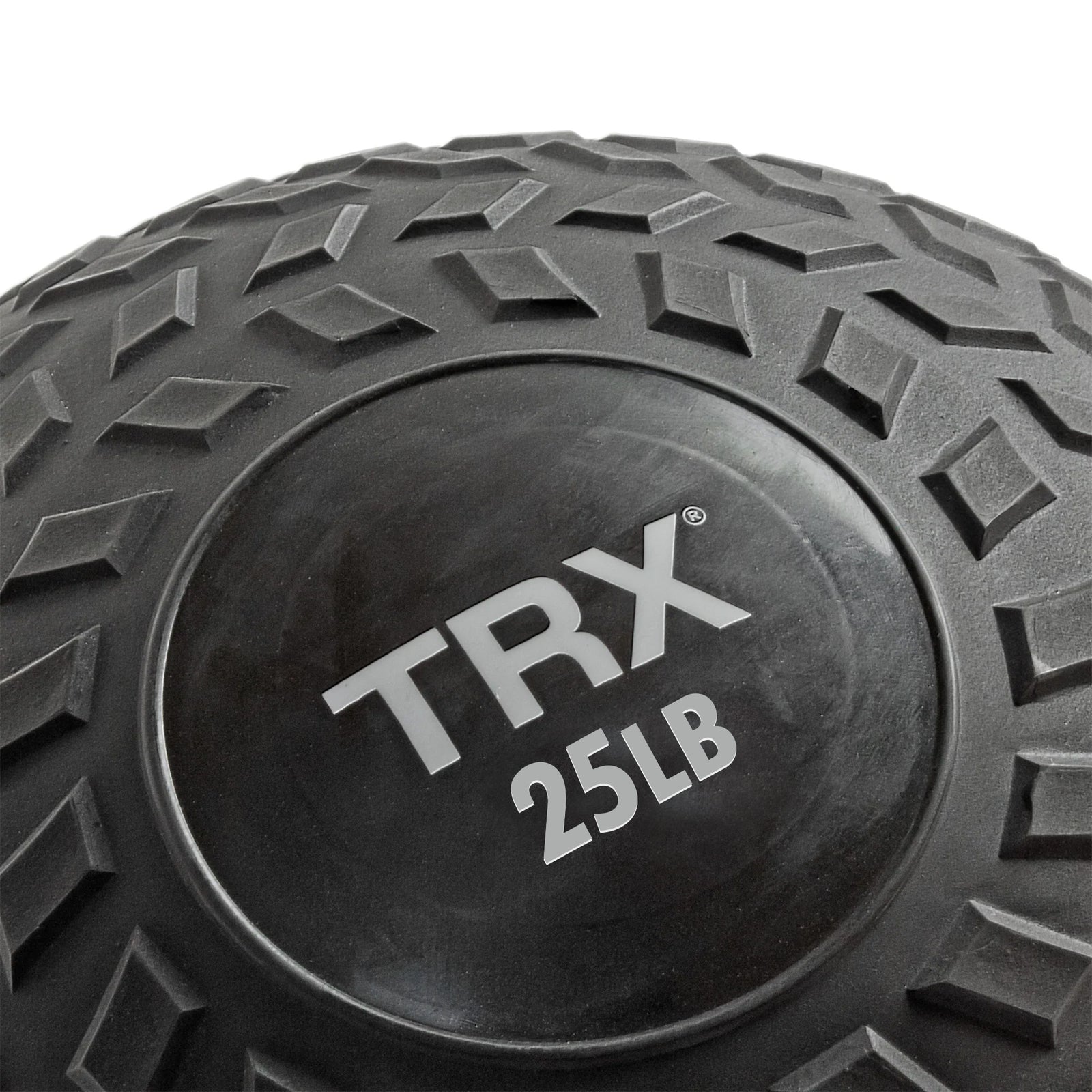 TRX 25lb Weighted Slam Ball for Full Body High Intensity Workouts, Black (Used) - VMInnovations