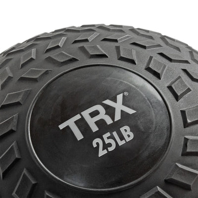 TRX 25lb Weighted Slam Ball for Full Body High Intensity Workouts, Black (Used) - VMInnovations