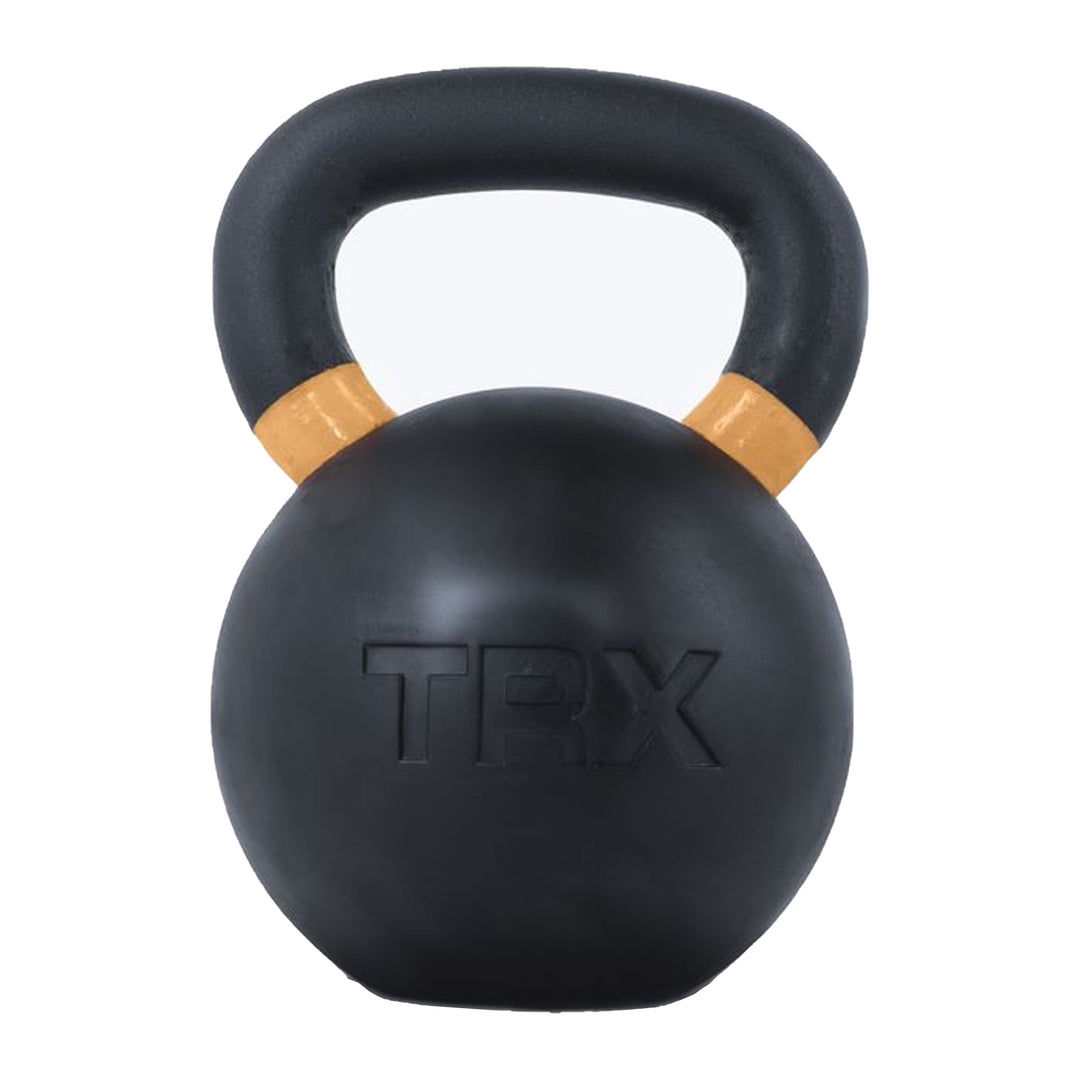 TRX Rubber Coated Kettlebell for Weight & Strength Training, 61.7 Pounds (28 kg)