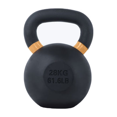 TRX Rubber Coated Kettlebell for Weight & Strength Training, 61.7 Pounds (28 kg)