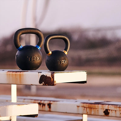 TRX Rubber Coated Kettlebell for Weight & Strength Training, 52.9 Pounds (24 kg) - VMInnovations