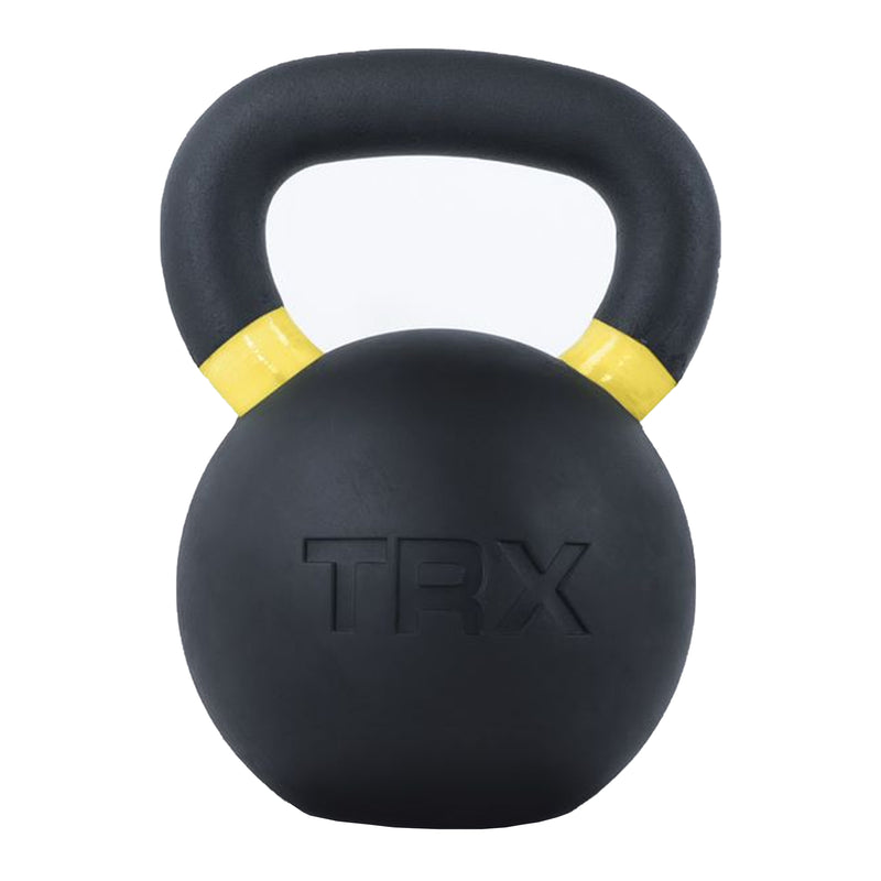 TRX Rubber Coated Kettlebell for Weight & Strength Training, 52.9 Pounds (24 kg)