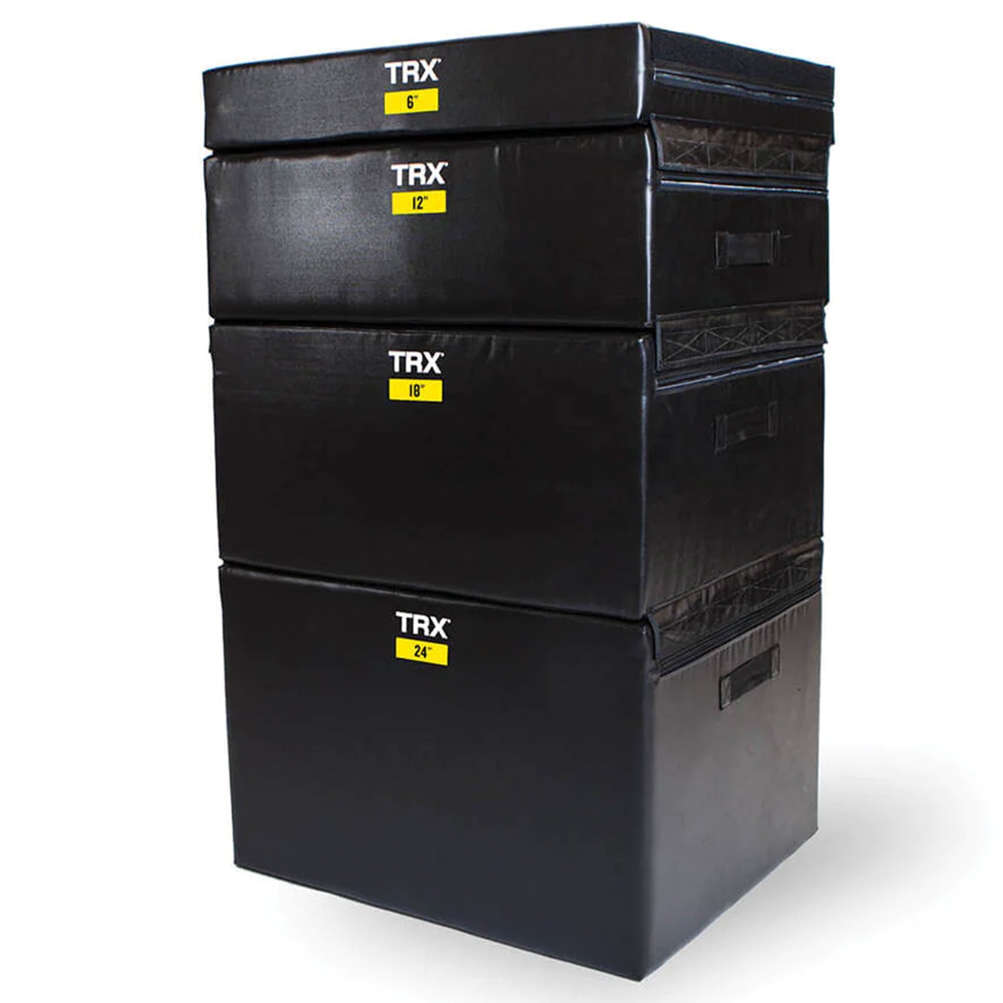 TRX 12" Soft Plyo Box Stackable Gym Workout Equipment for Plyometric Exercises - VMInnovations