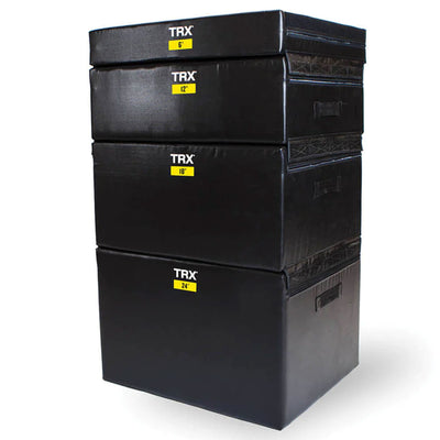 TRX 12" Soft Plyo Box Stackable Gym Equipment for Plyometric Exercises(Open Box)