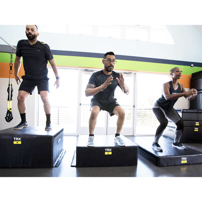 TRX 12" Soft Plyo Box Stackable Gym Equipment for Plyometric Exercises (Used) - VMInnovations