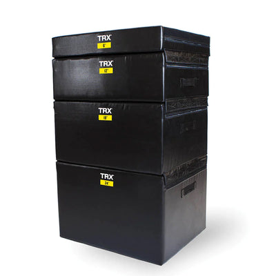 TRX 6" Soft Plyo Box Stackable Gym Equipment for Plyometric Exercises (Open Box) - VMInnovations