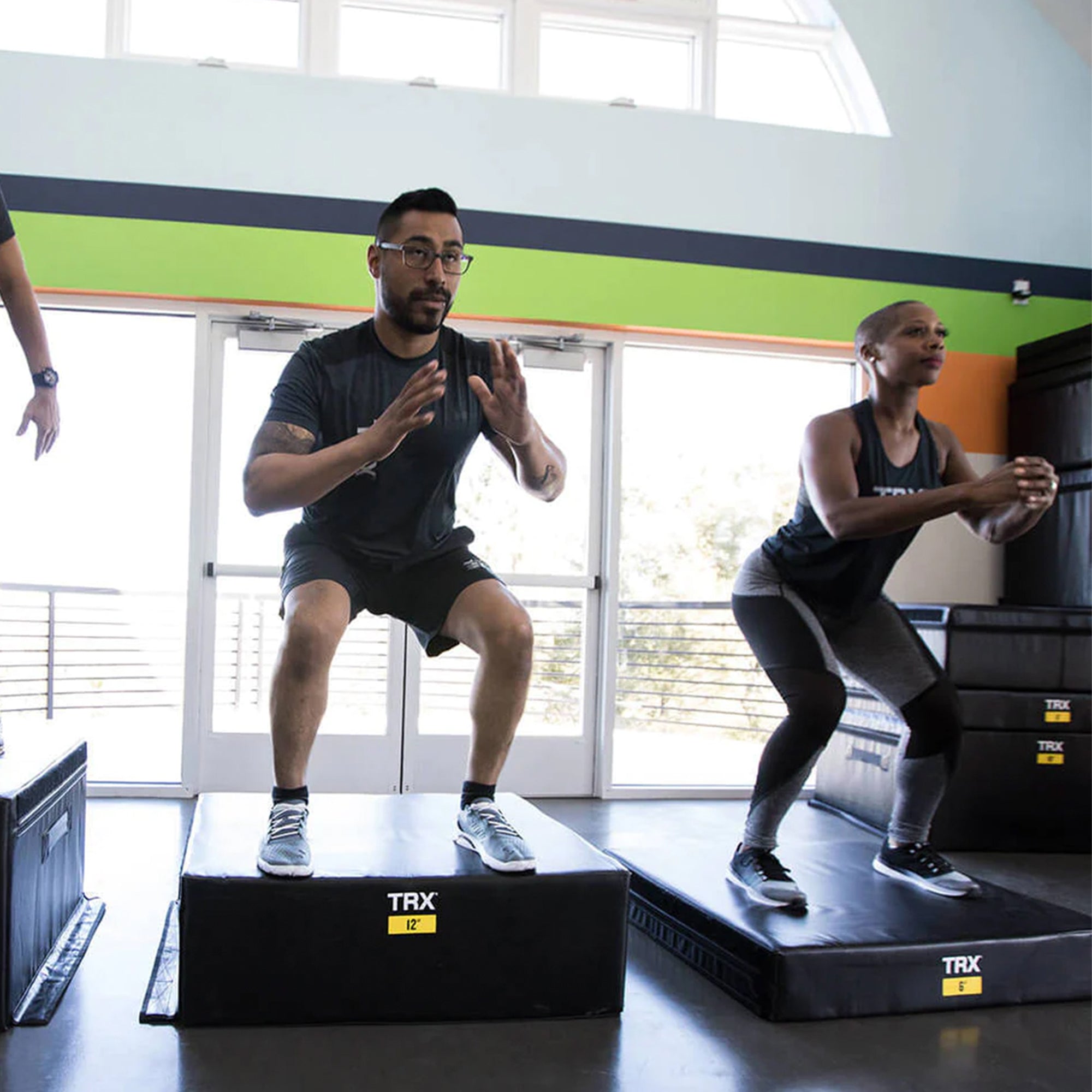 TRX 6" Soft Plyo Box Stackable Gym Equipment for Plyometric Exercises (Open Box) - VMInnovations