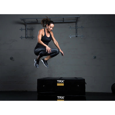 TRX 18" Soft Plyo Box Stackable Gym Equipment for Plyometric Exercises (Used) - VMInnovations