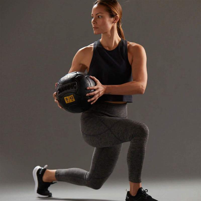 TRX 10 lb Wall Ball Home Gym Strength Training Full Body Workout Equipment, 14"