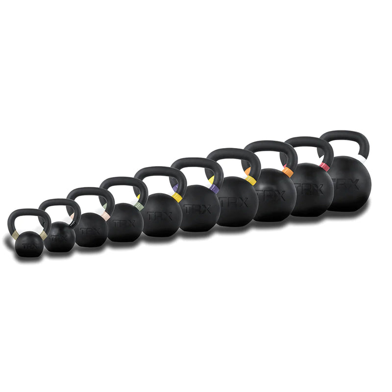 TRX Rubber Coated Kettlebell for Weight & Strength Training, 70.5 Pounds (32 kg)