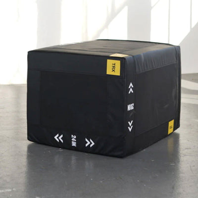 TRX Plyo Cube Fitness Step Gym Workout Exercise Equipment, 59.5 Pounds(Open Box) - VMInnovations