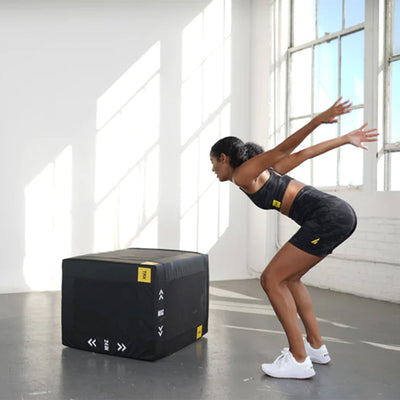 TRX Plyo Cube Fitness Step Gym Workout Exercise Equipment, 59.5 Pounds(Open Box) - VMInnovations