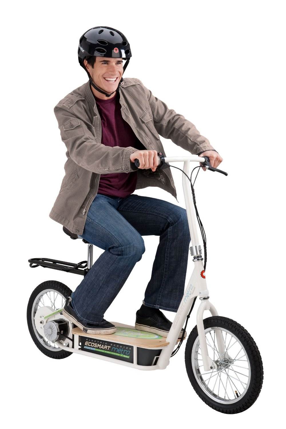 Razor EcoSmart Metro Electric Economical Green Scooter with Seat (Used)