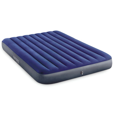 Intex 10" Dura-Beam Standard Downy Air Mattress, Queen (Pump Not Included)(Used)