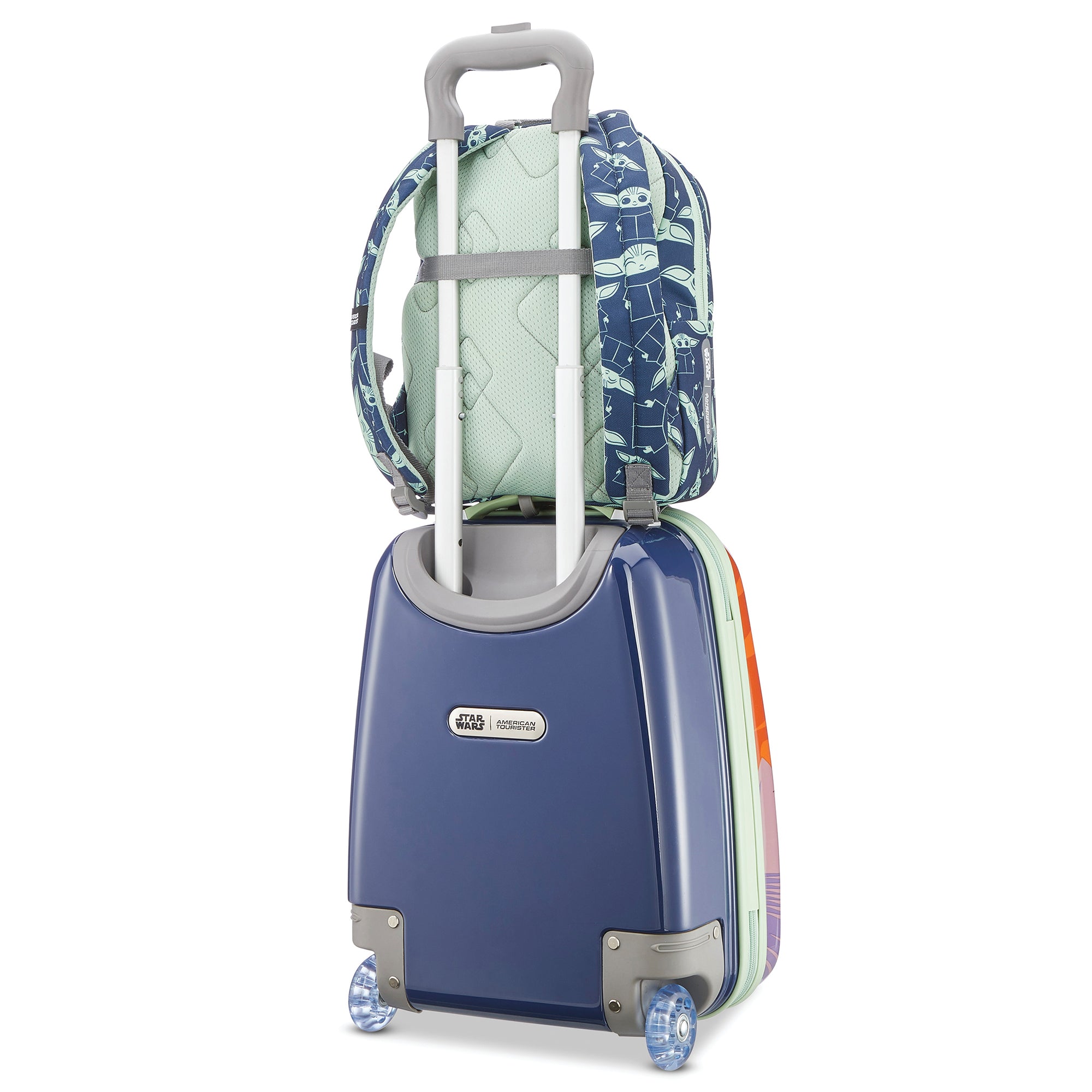 American Tourister Disney Star Wars Carry-On Suitcase & Backpack Set (Open Box) - VMInnovations