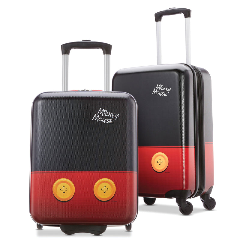 x Disney Roll Aboard Hardside Spinner Luggage Set, (2 Pack) (Used)