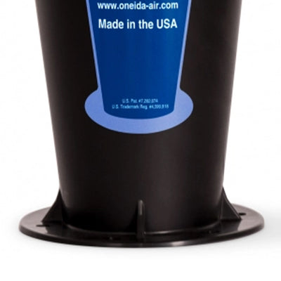 Oneida Air Systems Dust Deputy DIY Static Dissipative Cyclone Separator, Black - VMInnovations
