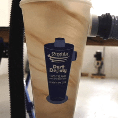 Oneida Dust Deputy 2.5 Plus Anti-Static Cyclone Separator & Hose Kit (Used) - VMInnovations