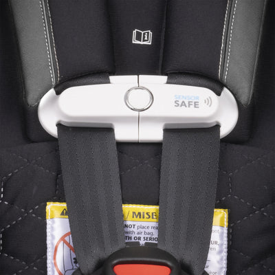 Evenflo All4One DLX Convertible Washable Car Seat w/SensorSafe, Kingsley Black - VMInnovations