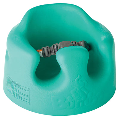 Bumbo Baby Soft Foam Wide Floor Seat w/3 Point Adjustable Harness, Aqua (2 Pack) - VMInnovations