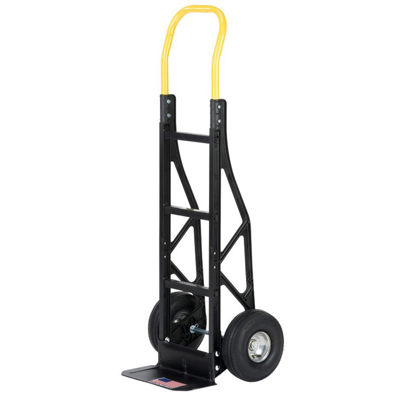 Harper Flat Free 600lb Capacity Heavy-Duty Nylon Hand Truck Dolly Cart (Used)