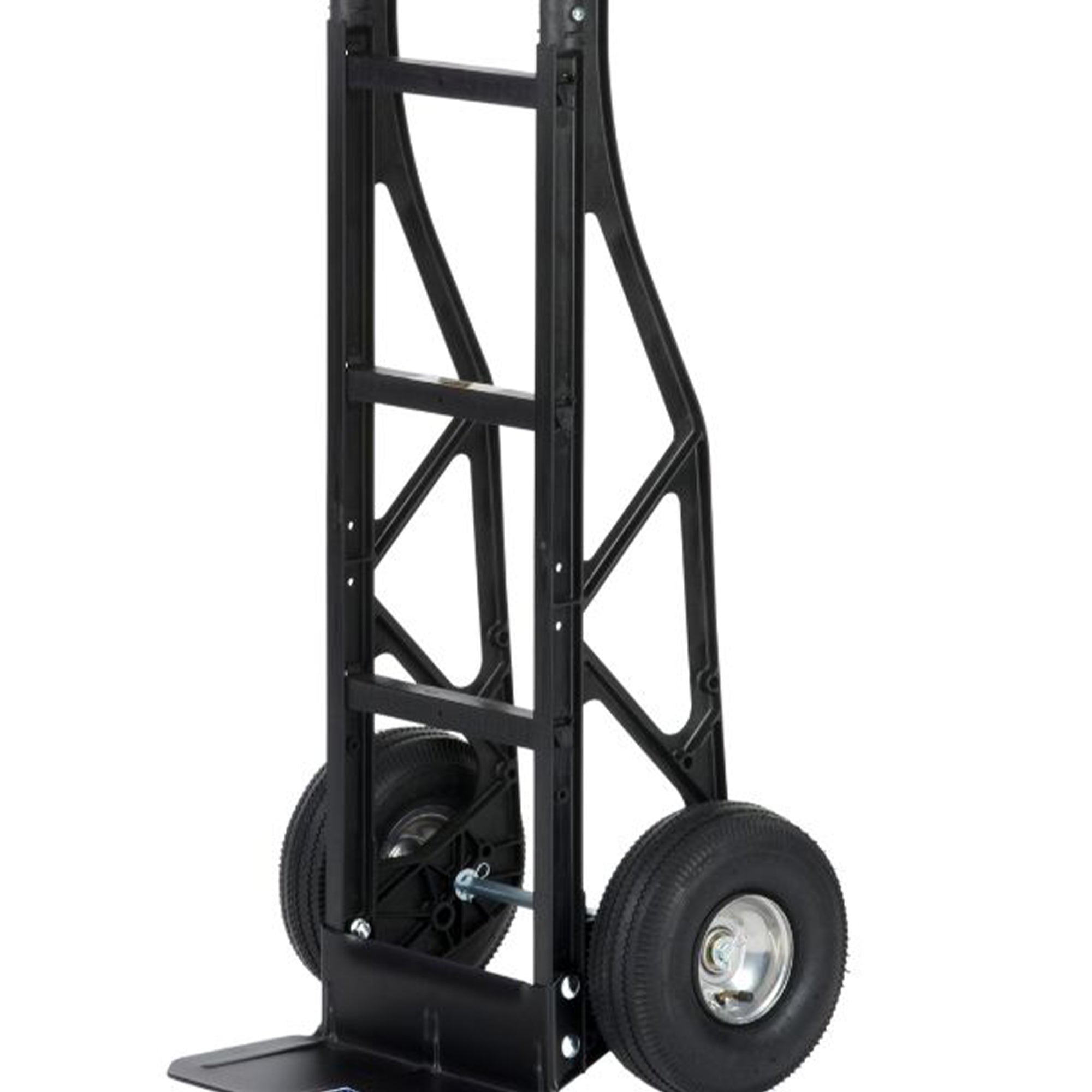 Harper Flat Free 600lb Capacity Heavy-Duty Nylon Hand Truck Dolly Cart (Used) - VMInnovations