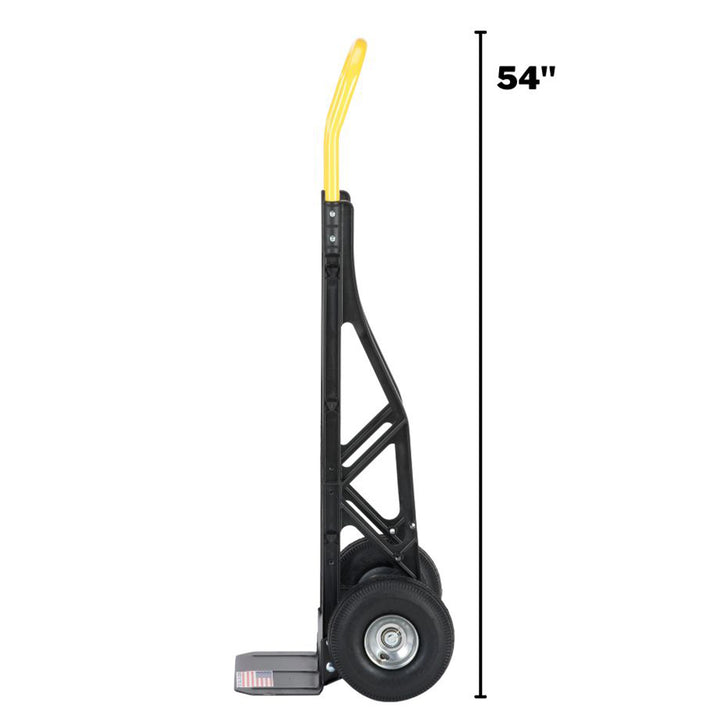 Harper Trucks Flat Free 600lb Capacity Heavy-Duty Truck Dolly Cart (Open Box)
