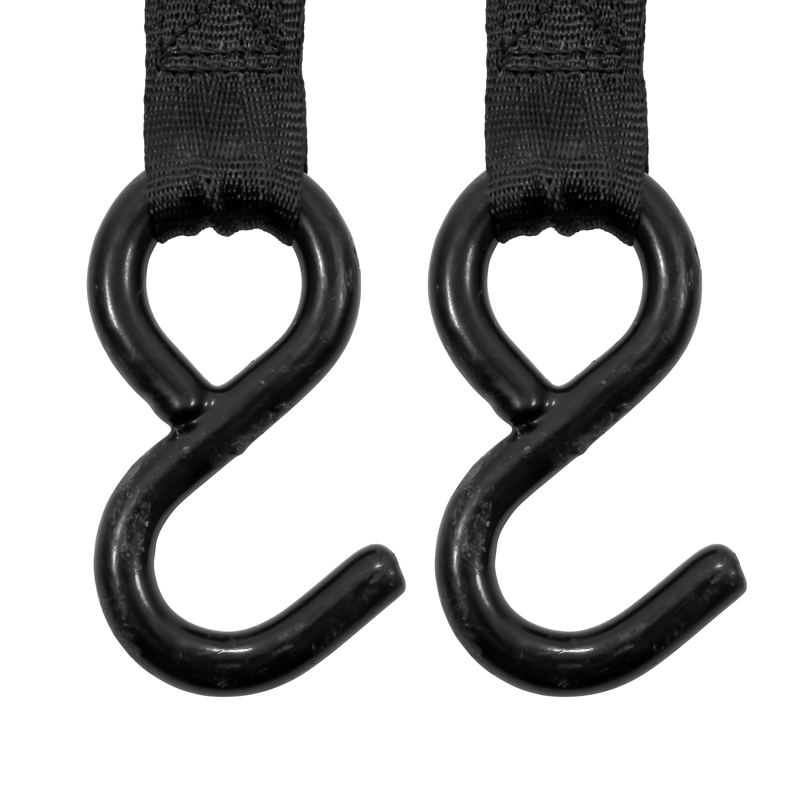 Camco Retractable Transom Tie Down Bolt On Straps, 2" x 5.5' (2 Straps) (Used) - VMInnovations