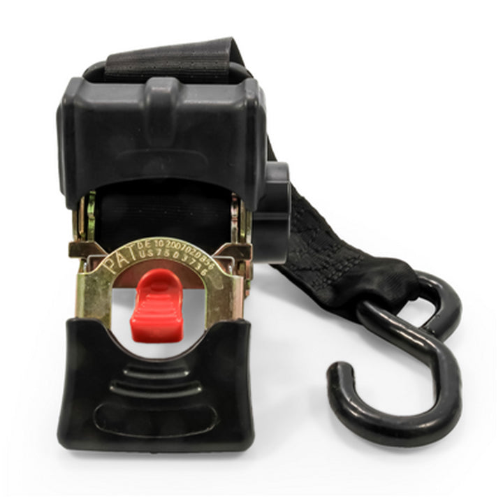 Camco Retractable Transom Tie Down Bolt On Straps, 2" x 5.5' (2 Straps) (Used) - VMInnovations
