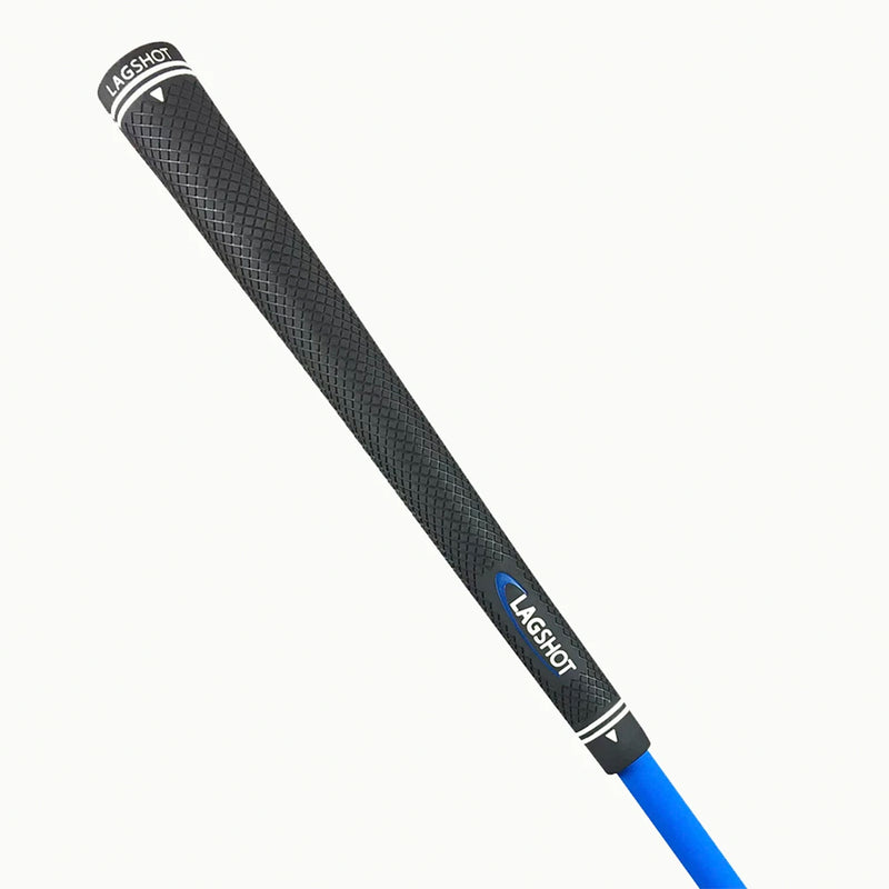 Lag Shot 7 Iron Golf Swing Trainer Stick-Right Handed Men, Black/Blue (Open Box)