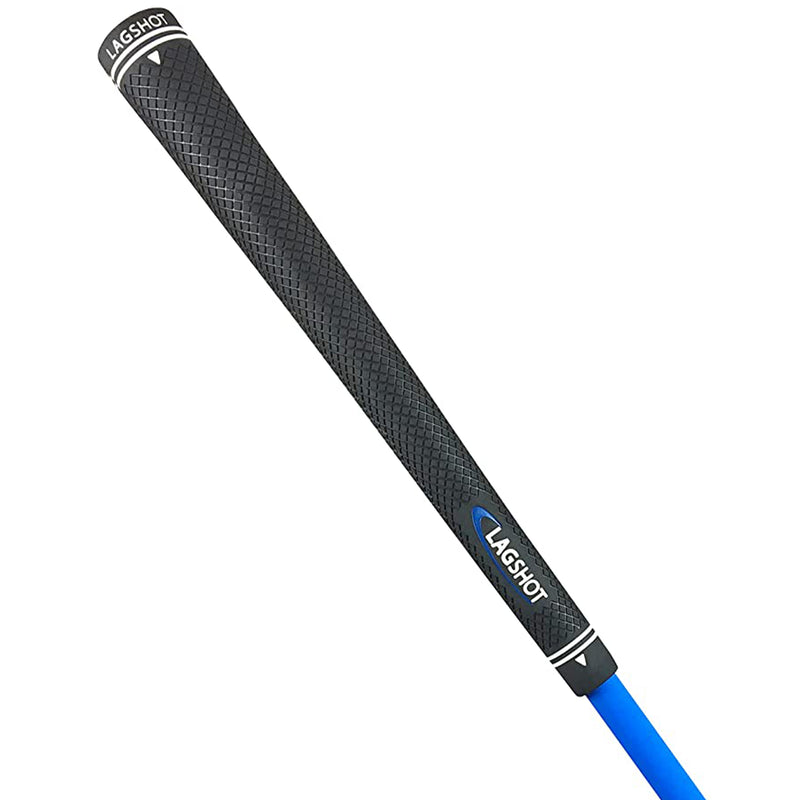 Lag Shot 7 Iron Golf Swing Trainer Stick for Left Handed Men, Black/Blue (Used)