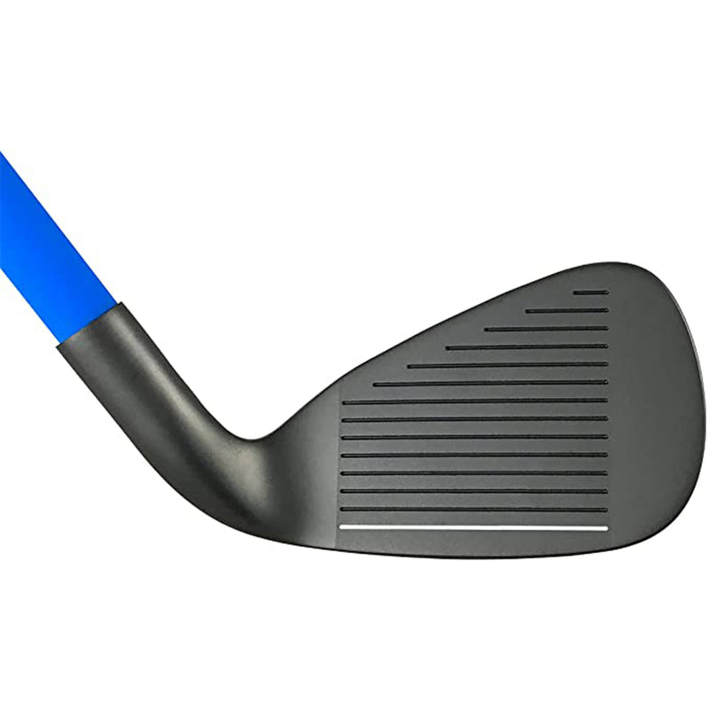 Lag Shot 7 Iron Golf Swing Trainer Stick for Left Handed Men, Black/Blue (Used)