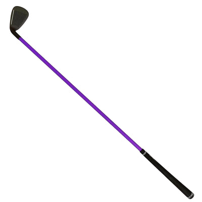 Lag Shot 7 Iron Golf Club Swing Trainer Stick for Right Handed Women, Purple