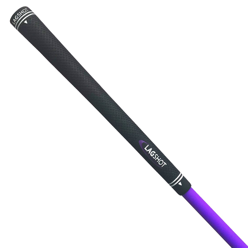 Lag Shot 7 Iron Golf Club Swing Trainer Stick for Right Handed Women, Purple