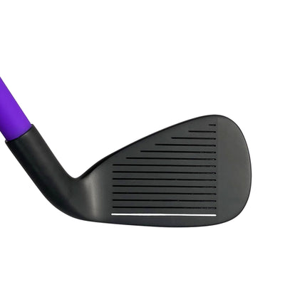 Lag Shot 7 Iron Golf Club Swing Trainer Stick for Right Handed Women, Purple