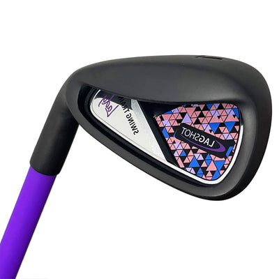 Lag Shot 7 Iron Golf Swing Trainer Club for Right Handed Women, Purple(Open Box)